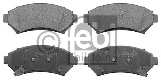 Комплект тормозных колодок, дисковый тормоз FEBI BILSTEIN 116156