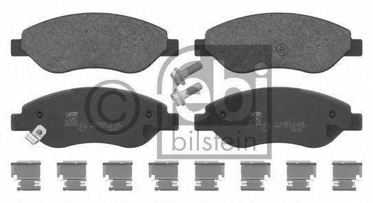 Комплект тормозных колодок, дисковый тормоз FEBI BILSTEIN 16698