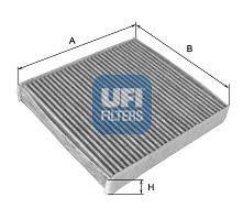 Фильтр, воздух во внутренном пространстве UFI 54.134.00
