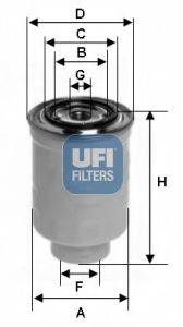 Топливный фильтр UFI 24.119.00