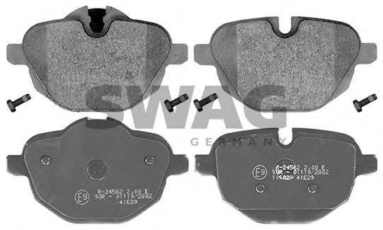Комплект тормозных колодок, дисковый тормоз SWAG 20 11 6029