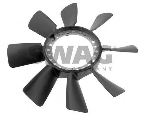 Крыльчатка вентилятора, охлаждение двигателя SWAG 30 93 4466