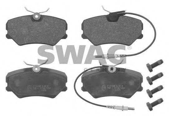 Комплект тормозных колодок, дисковый тормоз SWAG 62 91 6818