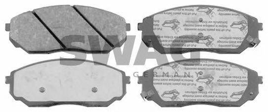 Комплект тормозных колодок, дисковый тормоз SWAG 91 91 6471