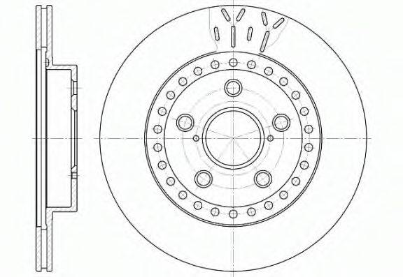 Тормозной диск REMSA 6561.10