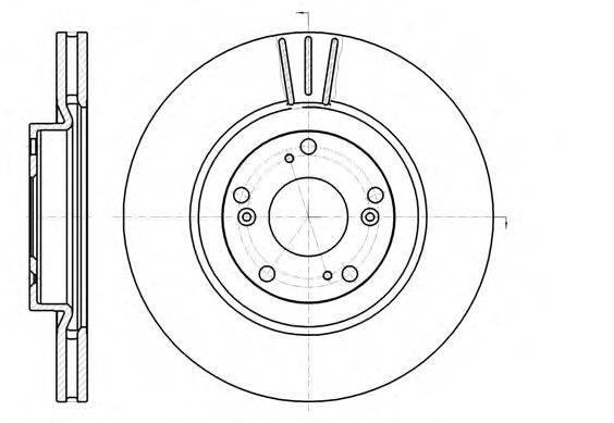 Тормозной диск REMSA 61297.10