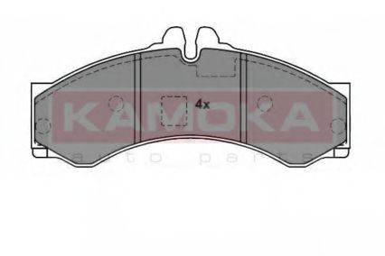 Комплект гальмівних колодок, дискове гальмо KAMOKA JQ1012086