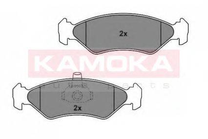 Комплект тормозных колодок, дисковый тормоз KAMOKA JQ1012164