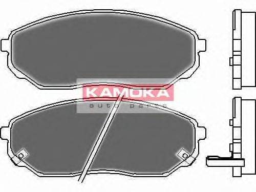 Комплект тормозных колодок, дисковый тормоз KAMOKA JQ101115