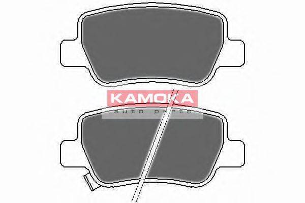 Комплект тормозных колодок, дисковый тормоз KAMOKA JQ101129