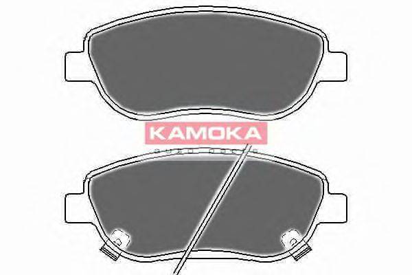 Комплект гальмівних колодок, дискове гальмо KAMOKA JQ101131