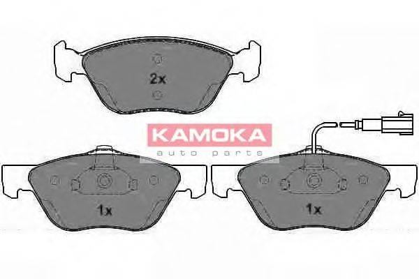 Комплект тормозных колодок, дисковый тормоз KAMOKA JQ1012598