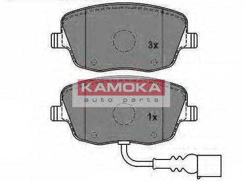 Комплект гальмівних колодок, дискове гальмо KAMOKA JQ1013324