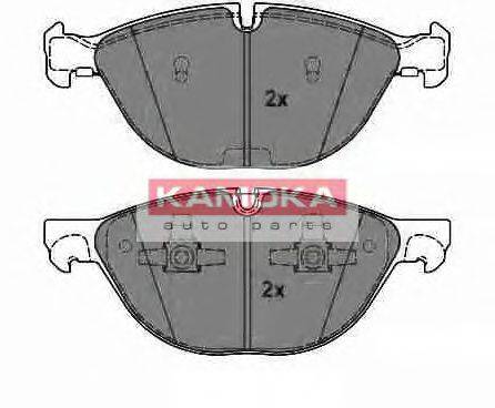 Комплект тормозных колодок, дисковый тормоз KAMOKA JQ1018158