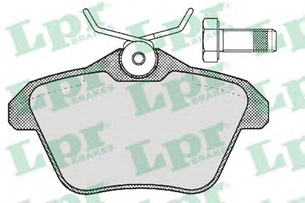 Комплект тормозных колодок, дисковый тормоз LPR 05P298