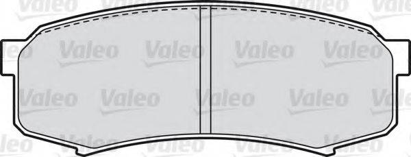 Комплект тормозных колодок, дисковый тормоз VALEO 598777
