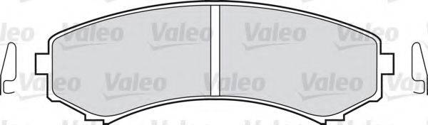 Комплект гальмівних колодок, дискове гальмо VALEO 598518