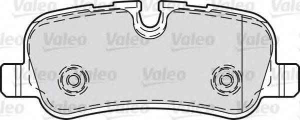 Комплект гальмівних колодок, дискове гальмо VALEO 598742