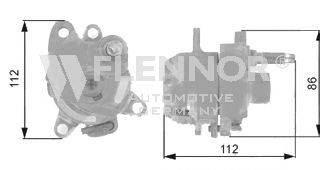 Натяжний ролик, полікліновий ремінь FLENNOR FS27911