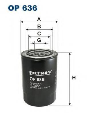 Масляний фільтр FILTRON OP636