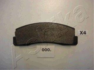 Комплект тормозных колодок, дисковый тормоз ASHIKA 50-00-000