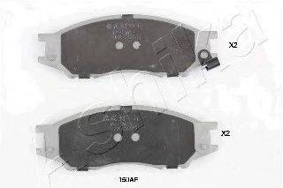 Комплект тормозных колодок, дисковый тормоз ASHIKA 50-01-150