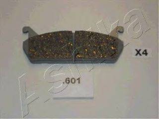 Комплект тормозных колодок, дисковый тормоз ASHIKA 51-06-601