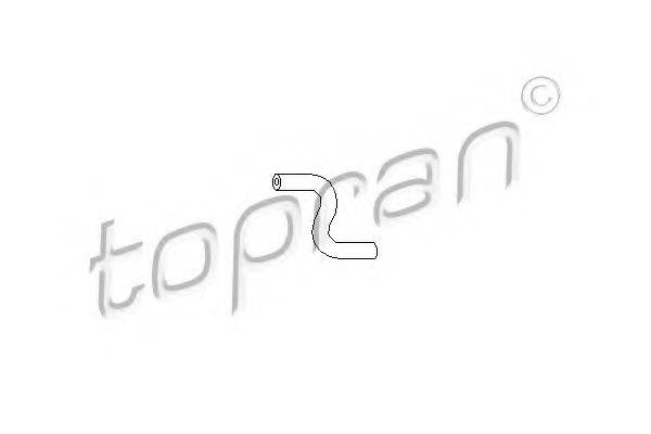Шланг, вентиляція картера TOPRAN 206 178
