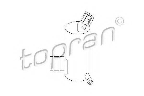 Водяний насос, система очищення вікон TOPRAN 300 345