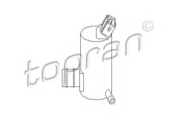 Водяний насос, система очищення вікон TOPRAN 300 634