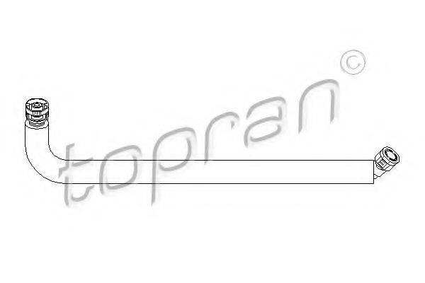 Шланг, воздухоотвод крышки головки цилиндра TOPRAN 501 418