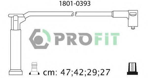 Комплект дротів запалення PROFIT 1801-0393