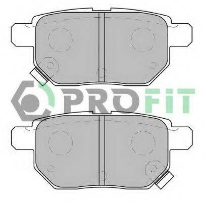 Комплект гальмівних колодок, дискове гальмо PROFIT 5000-2013 C