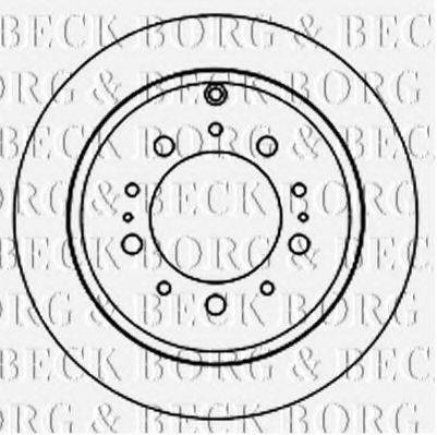 Тормозной диск BORG & BECK BBD5834S