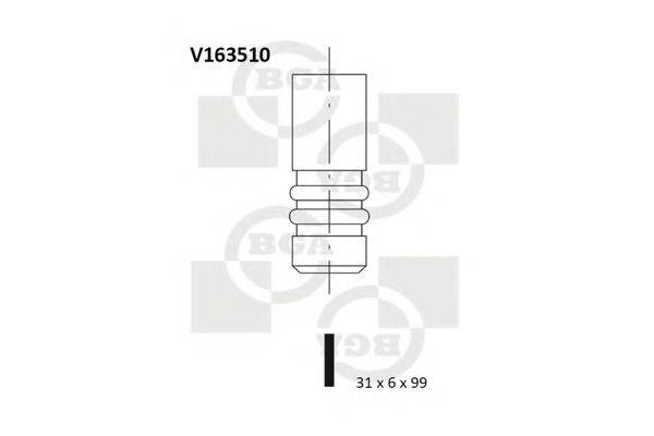Впускной клапан BGA V163510