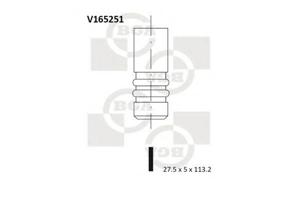 Випускний клапан BGA V165251