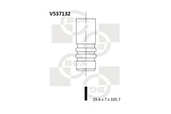 Выпускной клапан BGA V537132