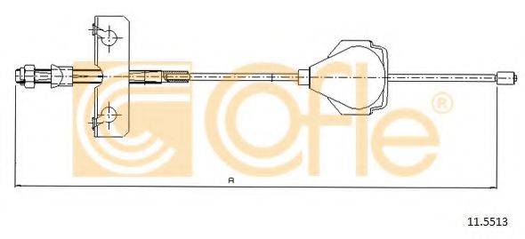 Трос, стояночная тормозная система COFLE 11.5513