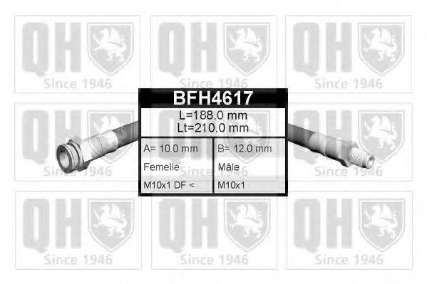 Тормозной шланг QUINTON HAZELL BFH4617