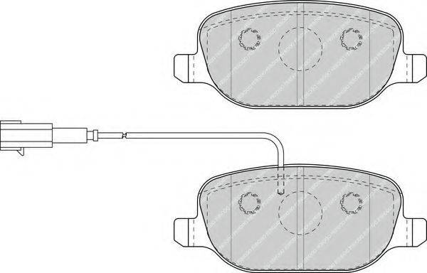 Комплект гальмівних колодок, дискове гальмо FERODO FDB4337