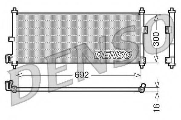 Конденсатор, кондиционер DENSO DCN46011