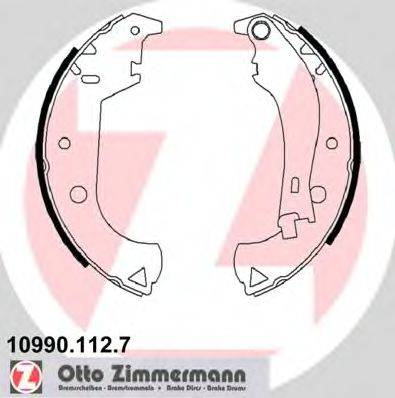 Комплект тормозных колодок ZIMMERMANN 10990.112.7