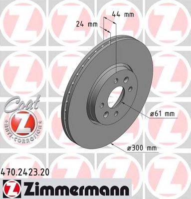 гальмівний диск ZIMMERMANN 470.2423.20