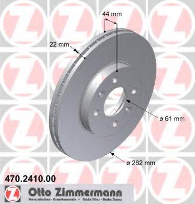 Тормозной диск ZIMMERMANN 470.2410.00