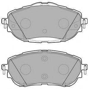 Комплект тормозных колодок, дисковый тормоз DELPHI LP2691