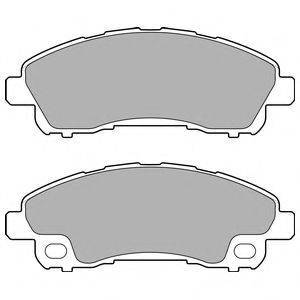 Комплект тормозных колодок, дисковый тормоз DELPHI LP2716