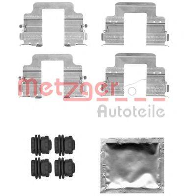 Комплектующие, колодки дискового тормоза METZGER 109-1822